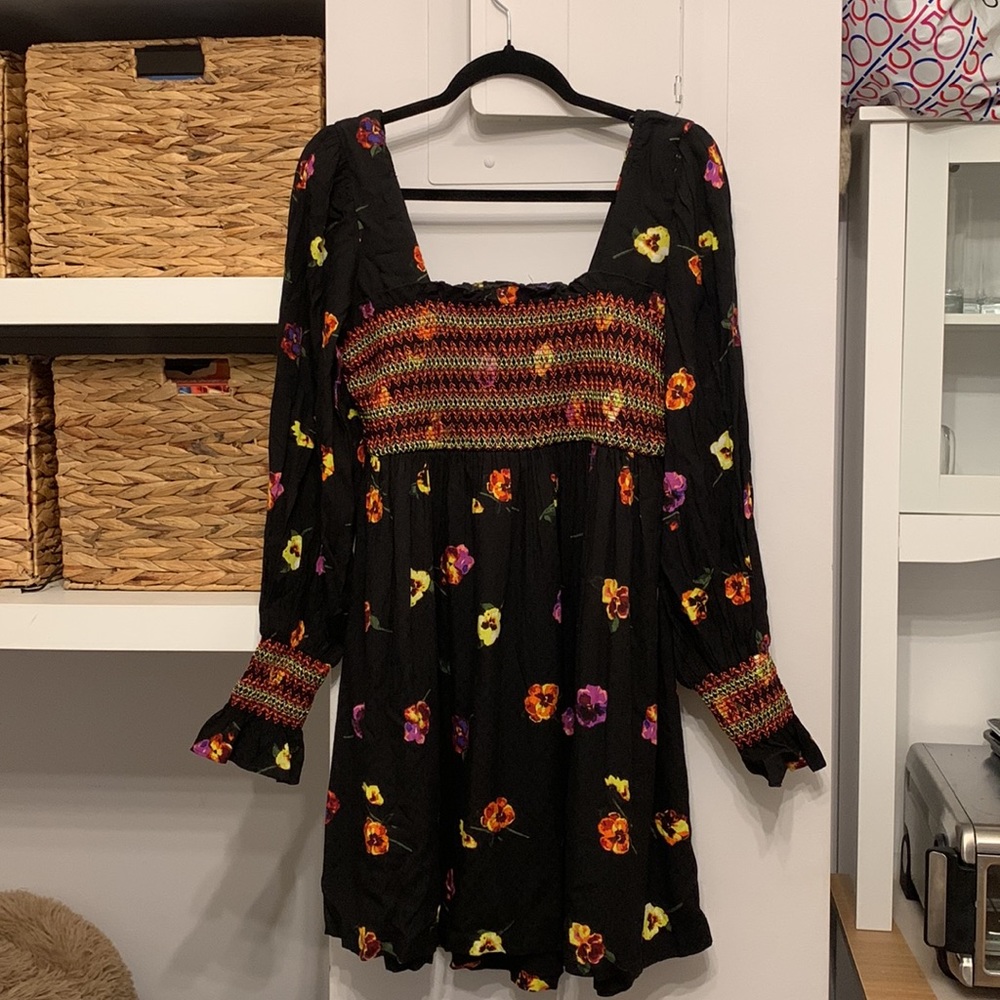 Urban Outfitters floral tunic dress- size L
